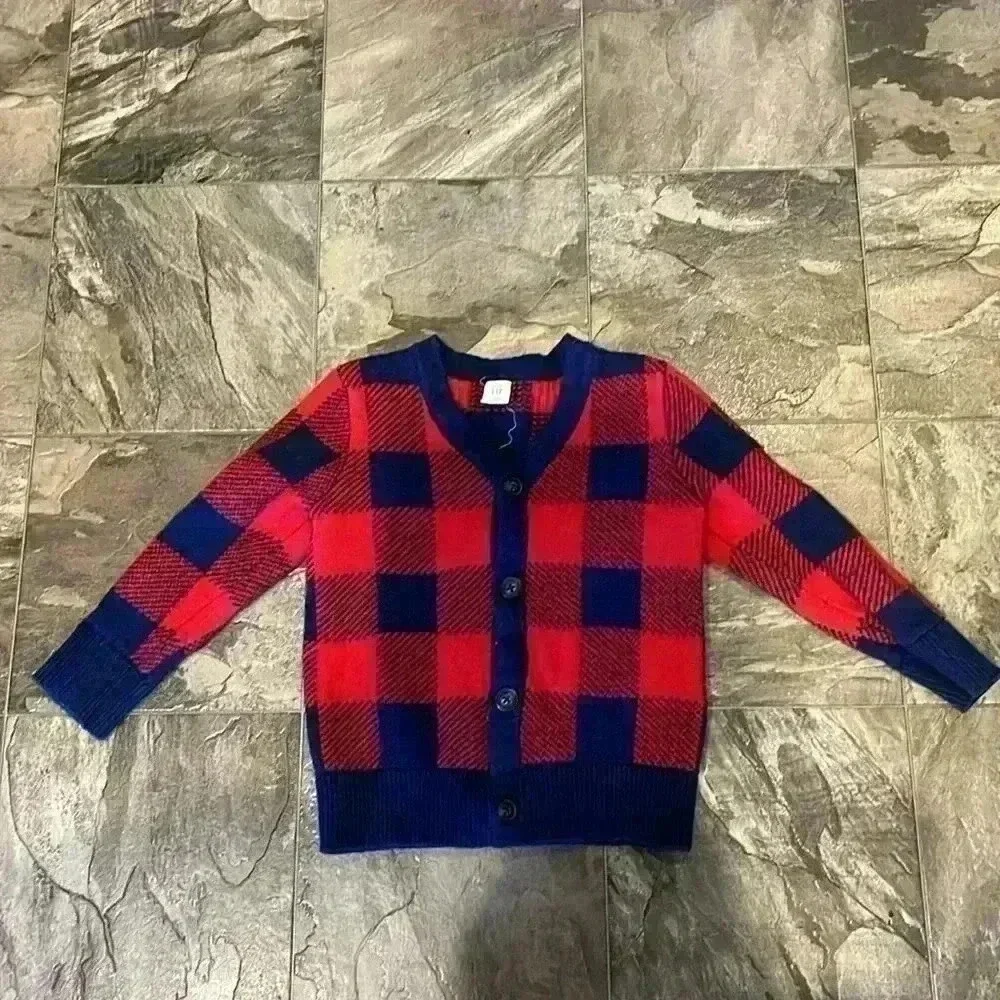 Baby Gap Toddler Boy Button Down Cardigan SZ 4